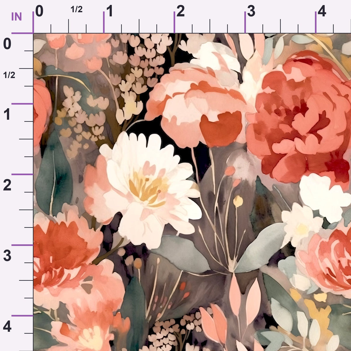 Peach Petal Wash Pattern 7 Minky Fabric