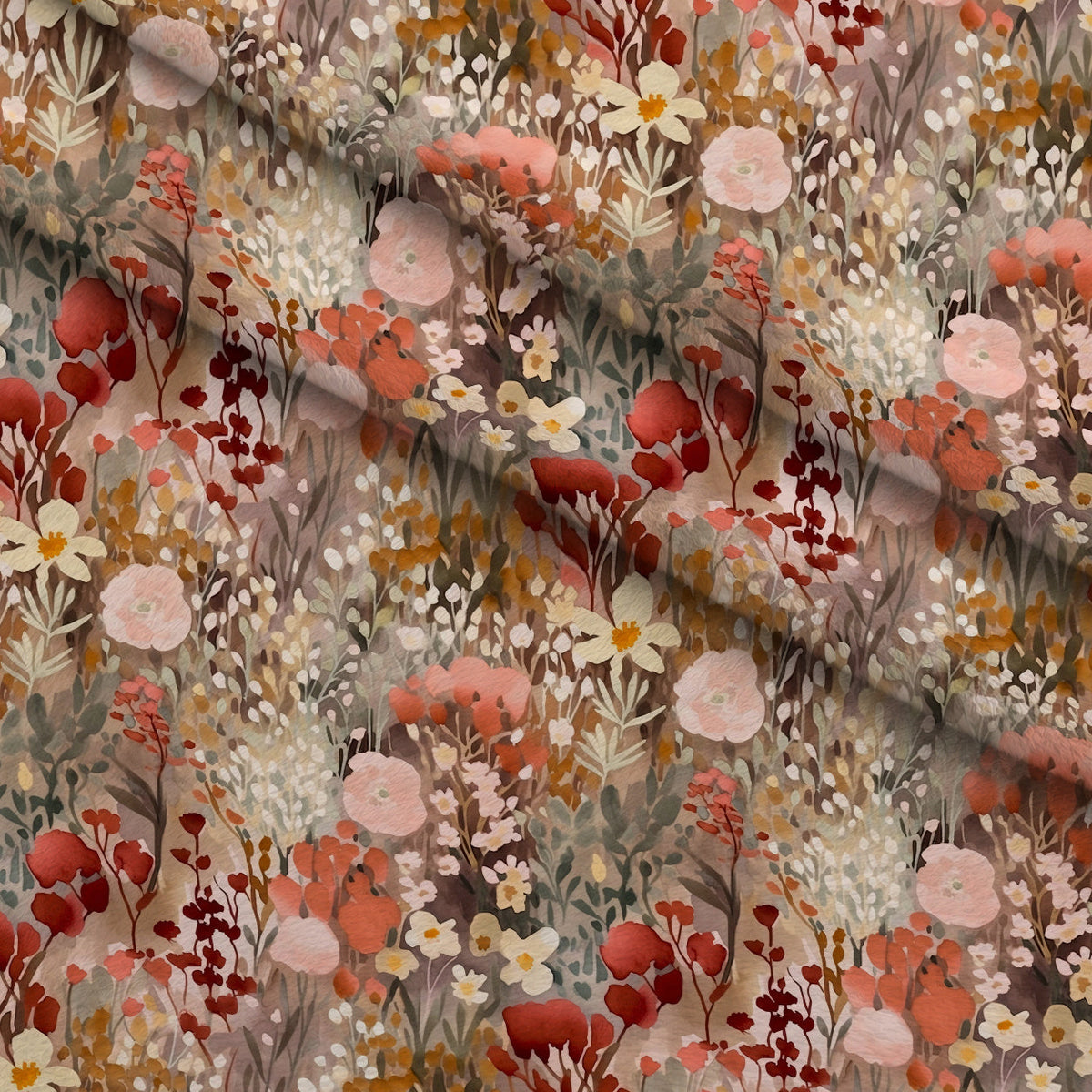 Peach Petal Wash Pattern 9 Minky Fabric
