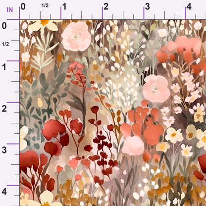 Peach Petal Wash Pattern 9 Minky Fabric
