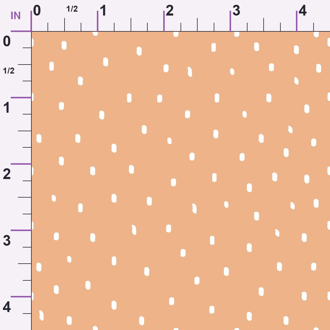 Peachy Rainbow Doodles Pattern 11 Minky Fabric