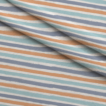 Peachy Rainbow Doodles Pattern 8 Minky Fabric