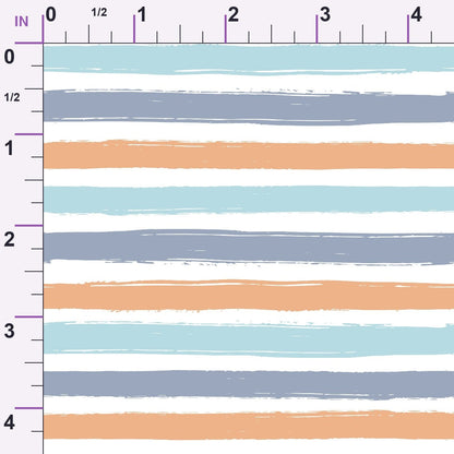 Peachy Rainbow Doodles Pattern 8 Minky Fabric