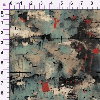 Peeling Patina Pattern 11 Minky Fabric