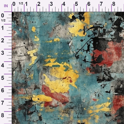 Peeling Patina Pattern 12 Minky Fabric