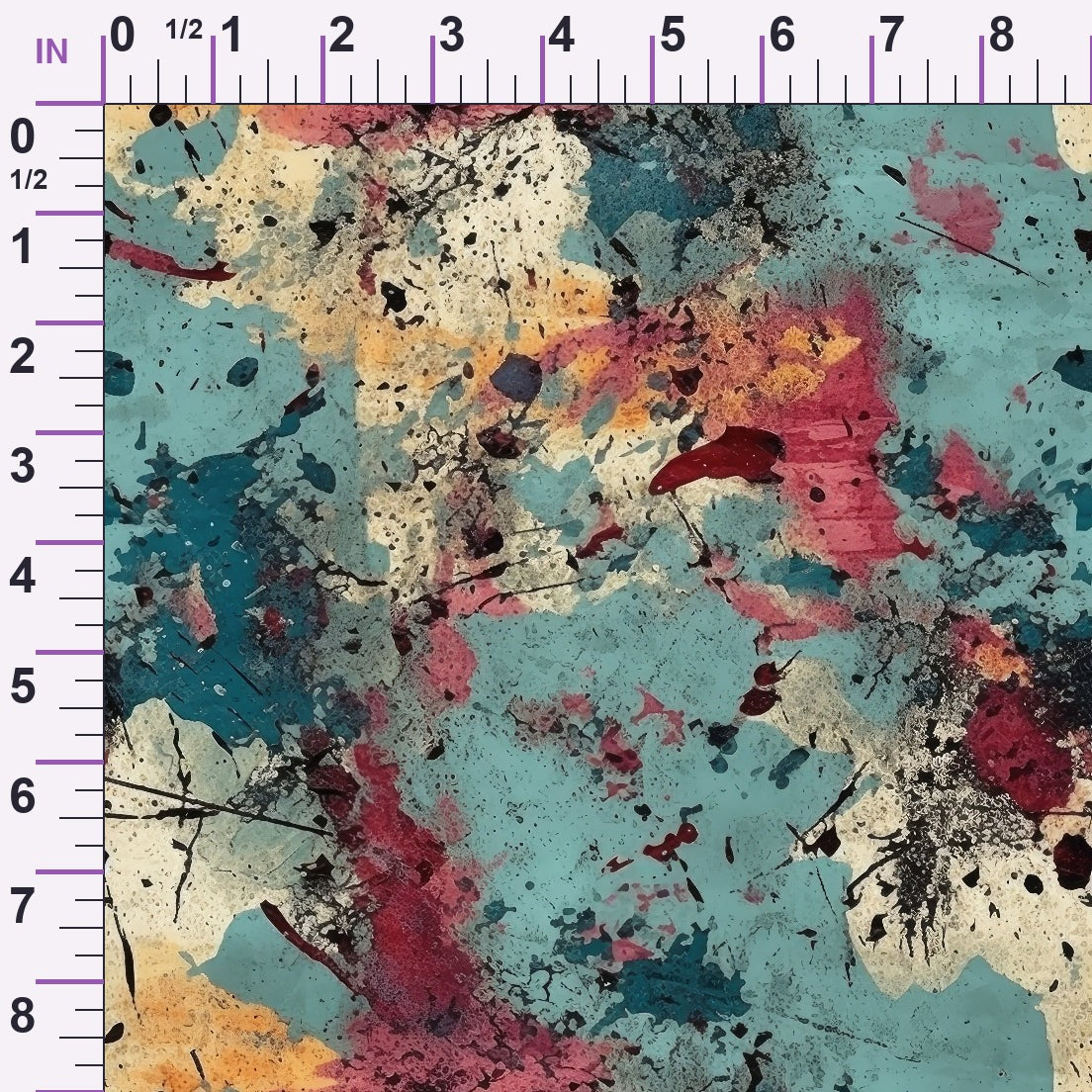 Peeling Patina Pattern 7 Minky Fabric
