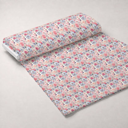 Peony Daydream Pattern 3 Minky Fabric