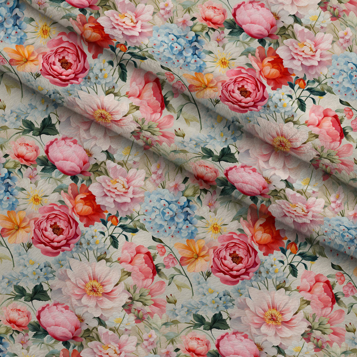 Peony Daydream Pattern 4 Minky Fabric