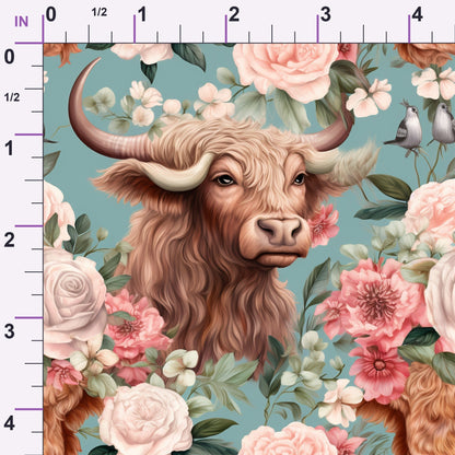 Peony Pasture Pattern 5 Minky Fabric
