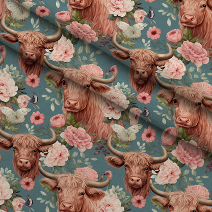 Peony Pasture Pattern 6 Minky Fabric