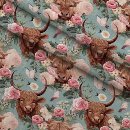Peony Pasture Pattern 8 Minky Fabric