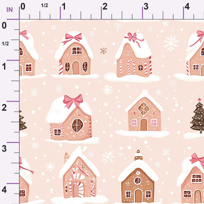 Peppermint Bows Pattern 2 Minky Fabric