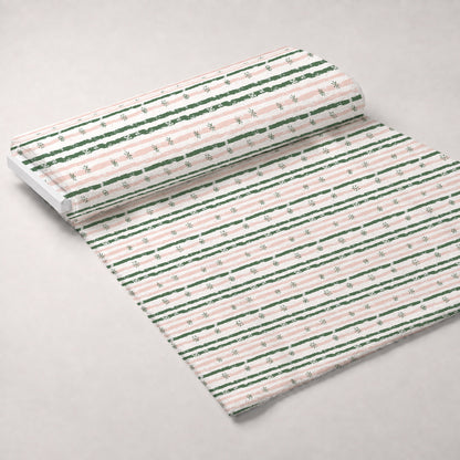Peppermint Bows Pattern 3 Minky Fabric