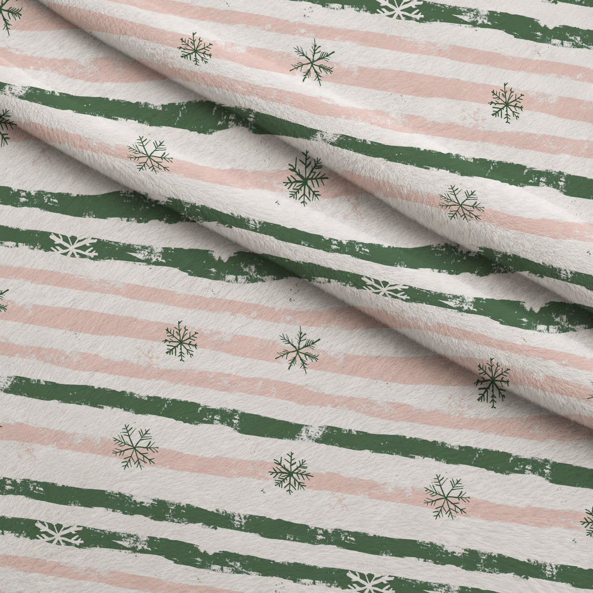 Peppermint Bows Pattern 3 Minky Fabric