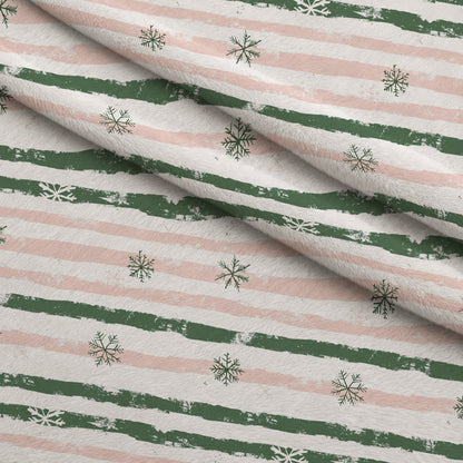 Peppermint Bows Pattern 3 Minky Fabric