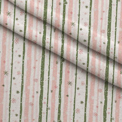 Peppermint Bows Pattern 4 Minky Fabric