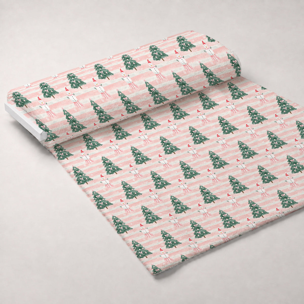 Peppermint Bows Pattern 6 Minky Fabric