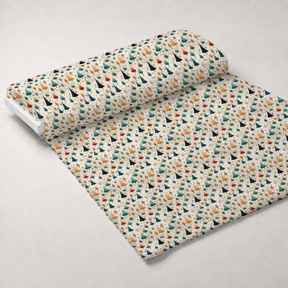 Peppermint Pines Pattern 2 Minky Fabric