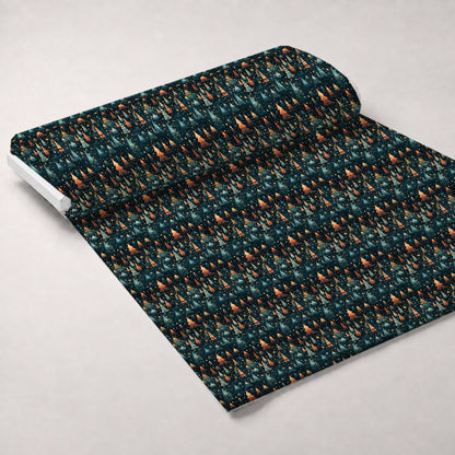 Peppermint Pines Pattern 3 Minky Fabric