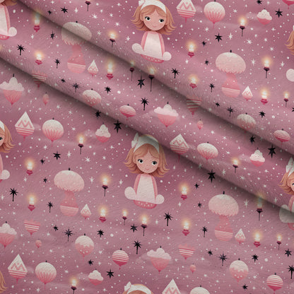Peppermint Pines Pattern 4 Minky Fabric