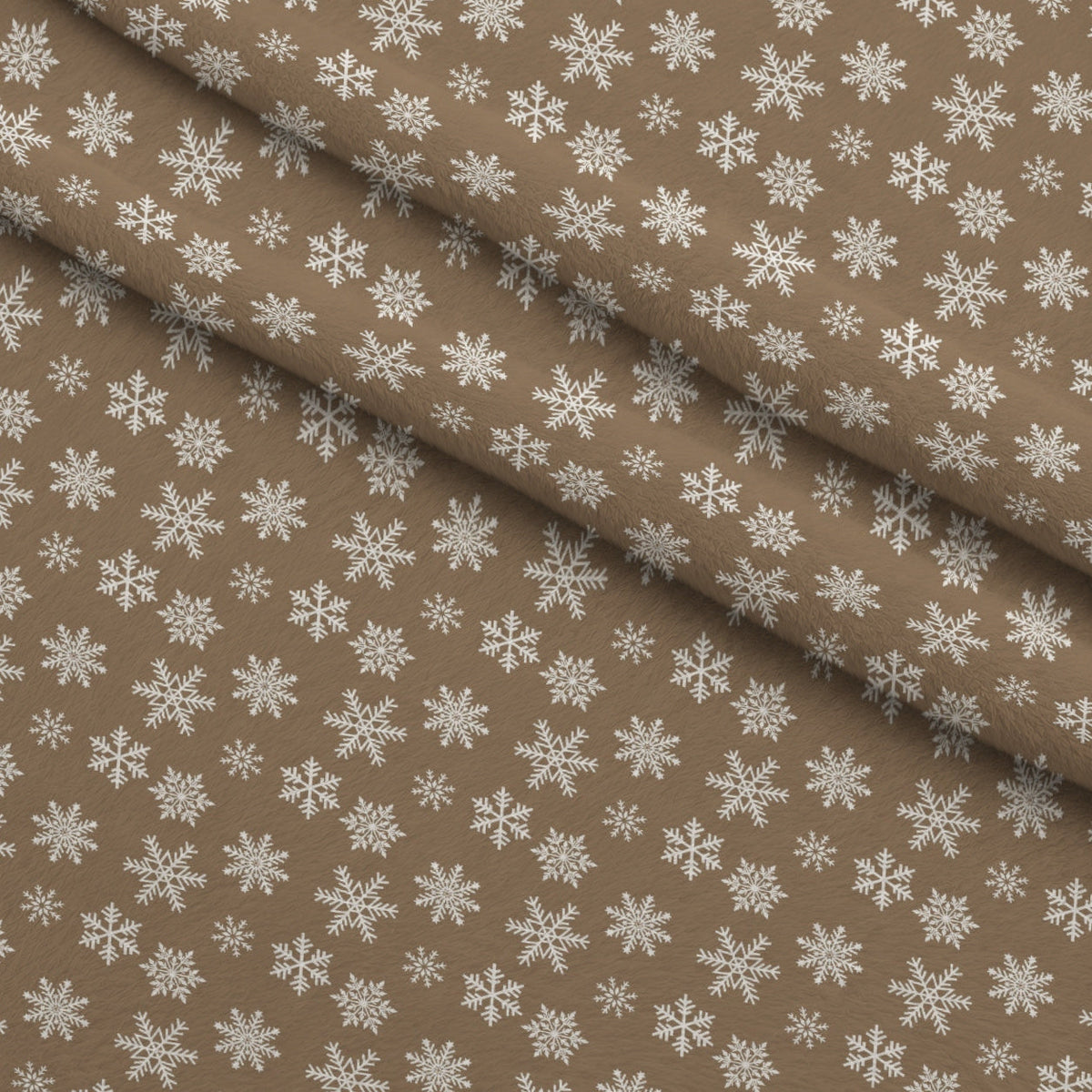 Peppermint Snowfall Pattern 10 Minky Fabric