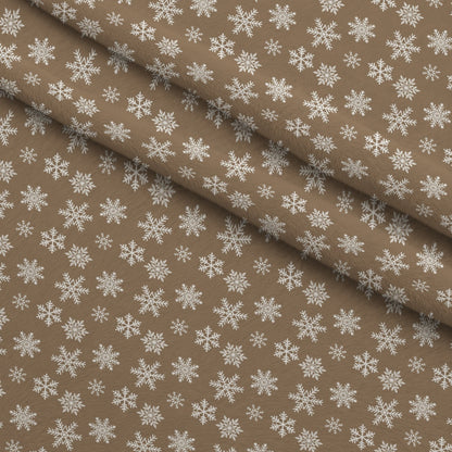 Peppermint Snowfall Pattern 10 Minky Fabric