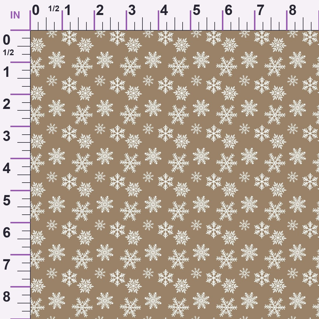 Peppermint Snowfall Pattern 10 Minky Fabric