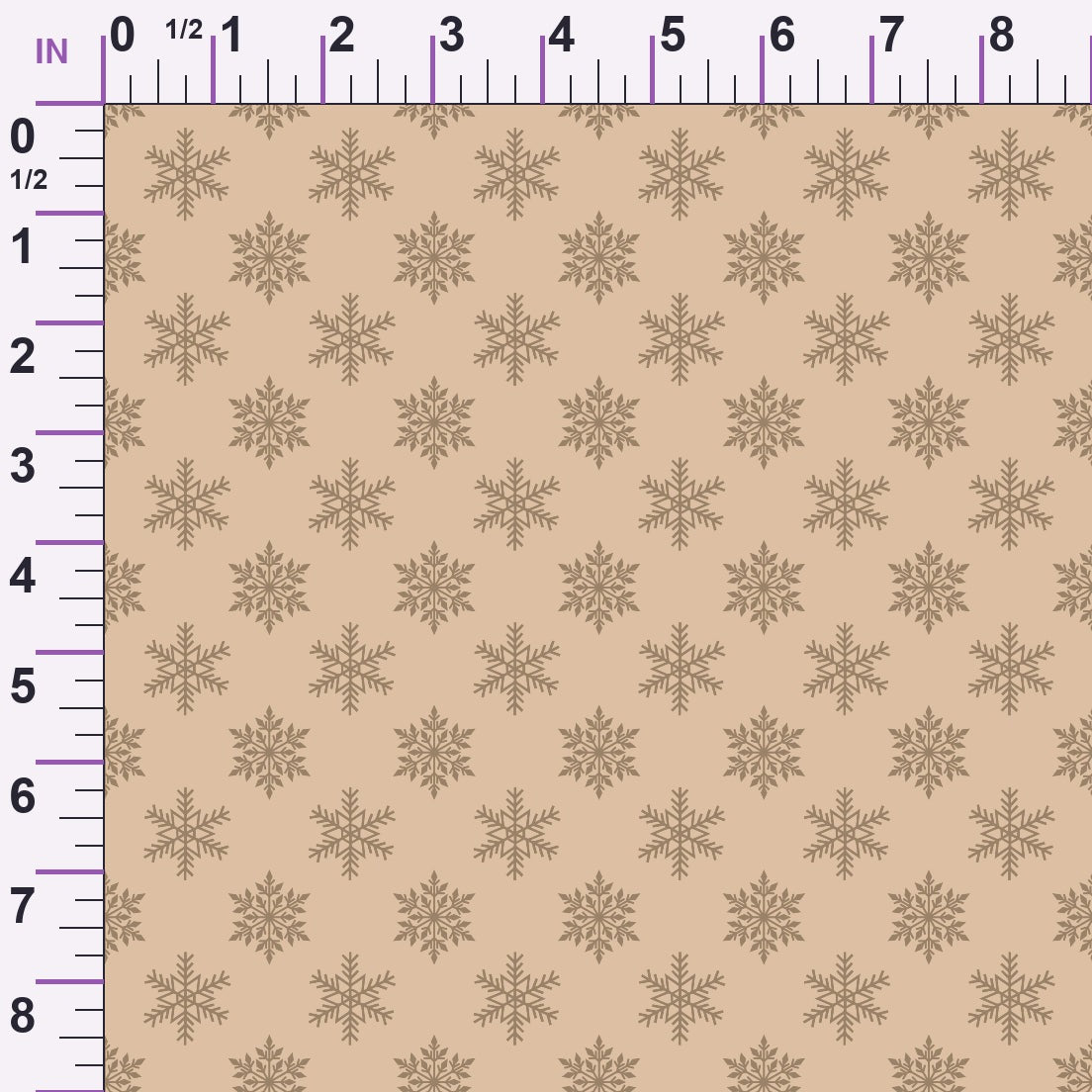 Peppermint Snowfall Pattern 11 Minky Fabric