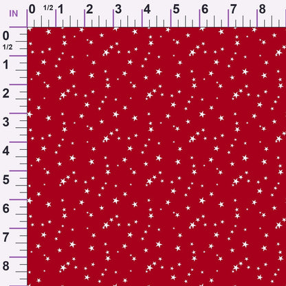 Peppermint Snowfall Pattern 12 Minky Fabric
