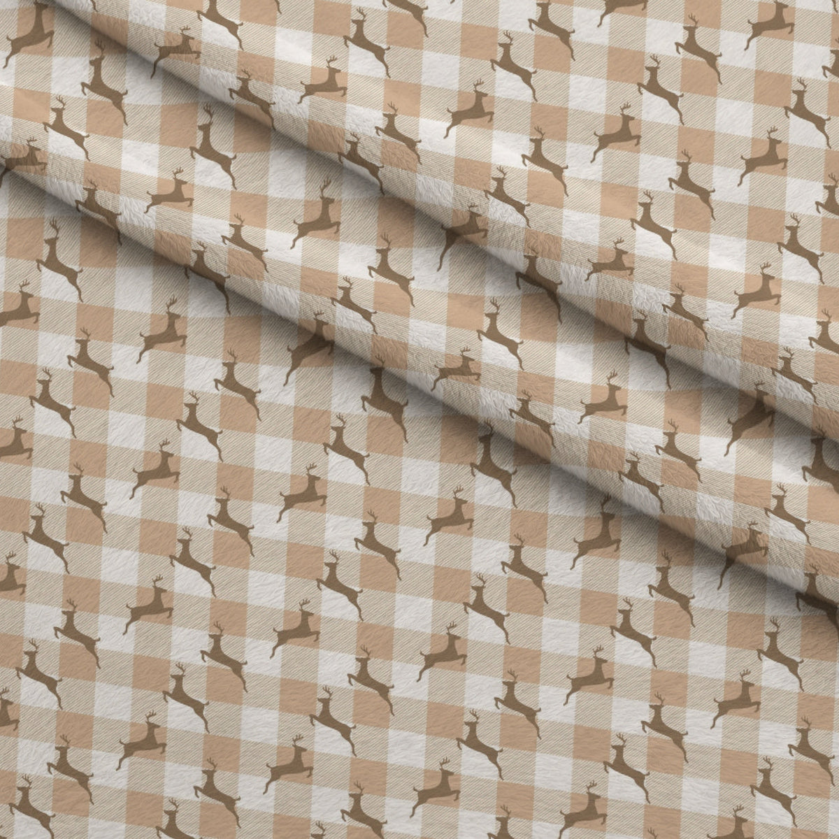 Peppermint Snowfall Pattern 13 Minky Fabric