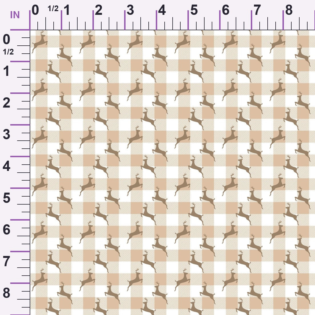 Peppermint Snowfall Pattern 13 Minky Fabric