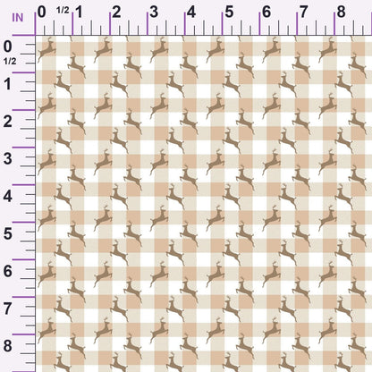 Peppermint Snowfall Pattern 13 Minky Fabric