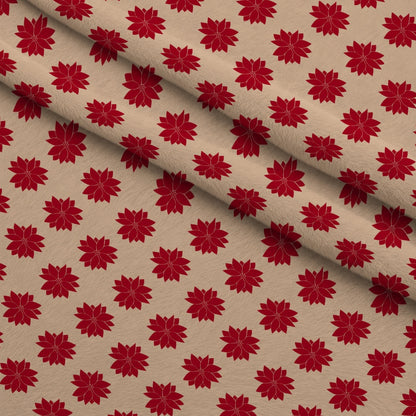 Peppermint Snowfall Pattern 15 Minky Fabric