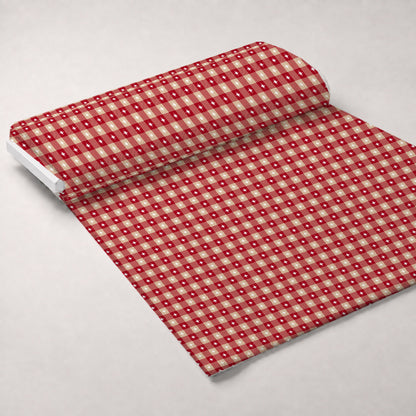 Peppermint Snowfall Pattern 18 Minky Fabric