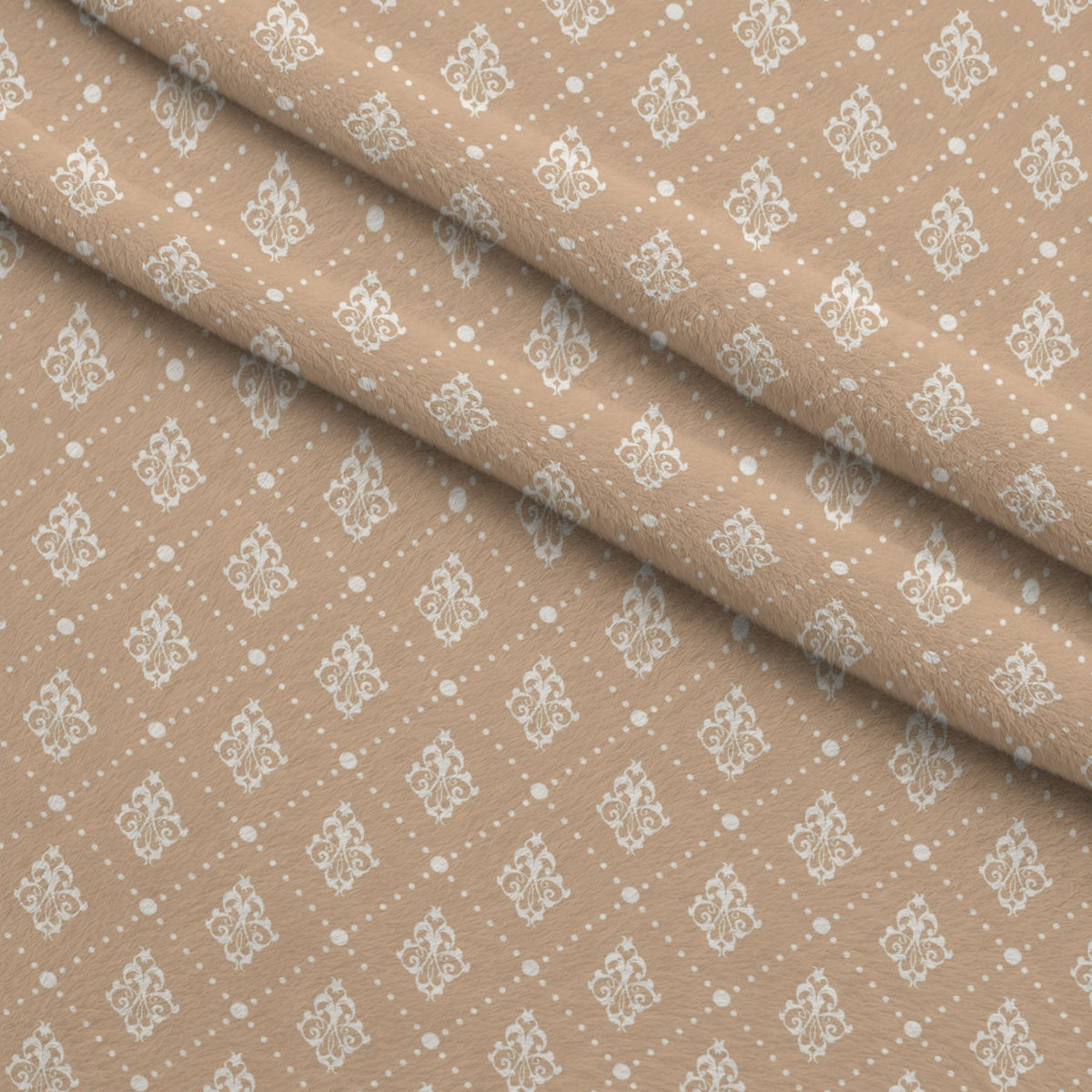 Peppermint Snowfall Pattern 2 Minky Fabric