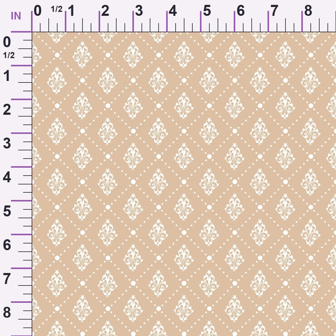 Peppermint Snowfall Pattern 2 Minky Fabric