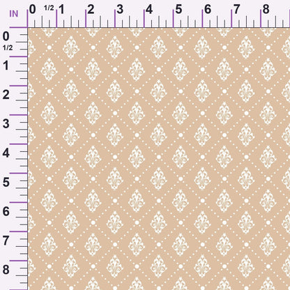 Peppermint Snowfall Pattern 2 Minky Fabric