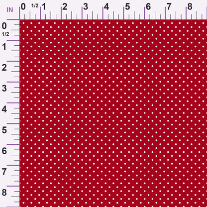 Peppermint Snowfall Pattern 22 Minky Fabric