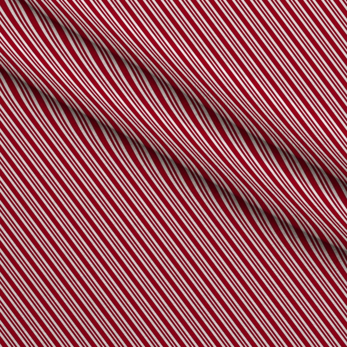 Peppermint Snowfall Pattern 3 Minky Fabric
