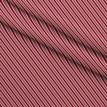 Peppermint Snowfall Pattern 3 Minky Fabric