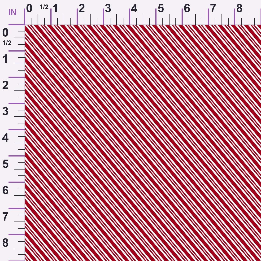 Peppermint Snowfall Pattern 3 Minky Fabric