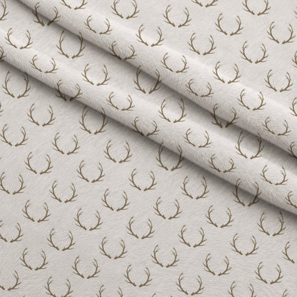 Peppermint Snowfall Pattern 4 Minky Fabric