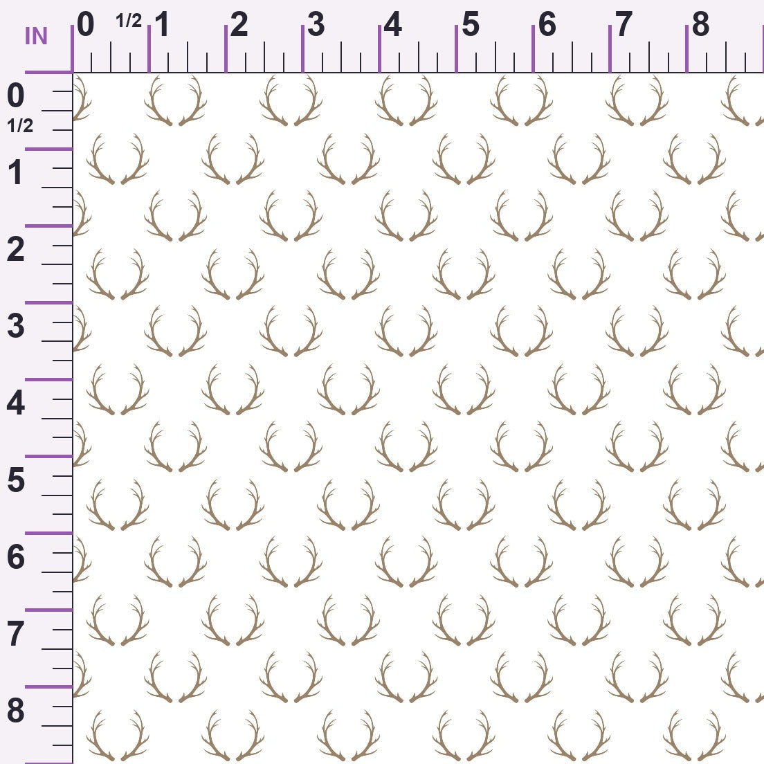 Peppermint Snowfall Pattern 4 Minky Fabric