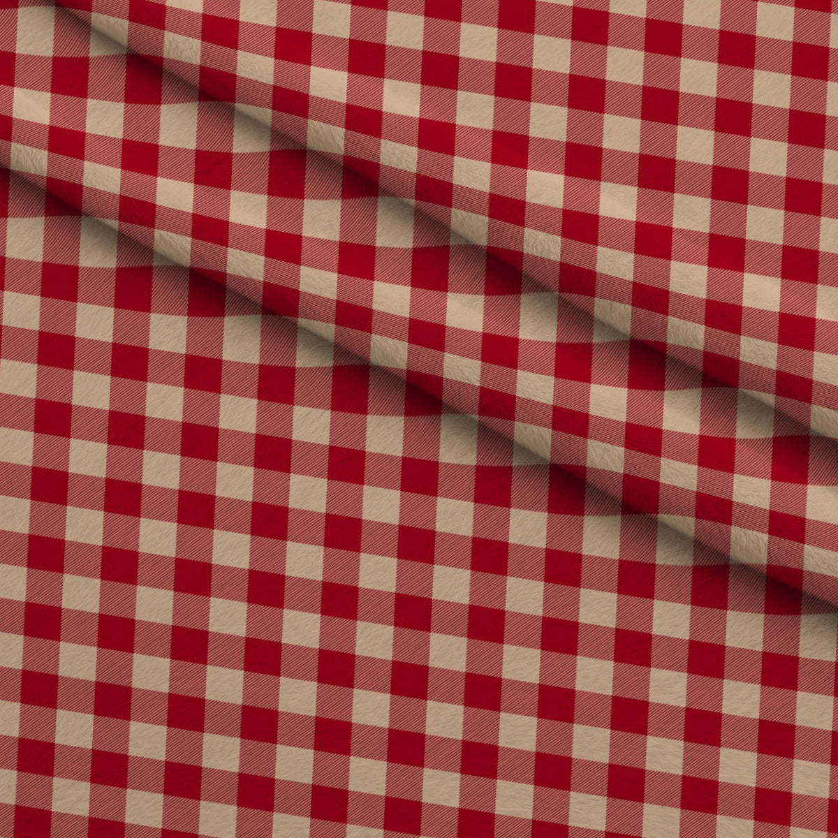 Peppermint Snowfall Pattern 6 Minky Fabric