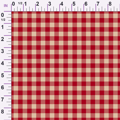 Peppermint Snowfall Pattern 6 Minky Fabric