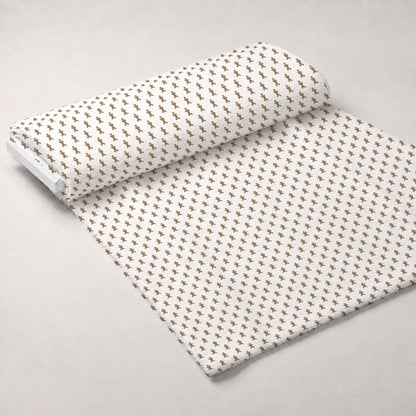 Peppermint Snowfall Pattern 7 Minky Fabric