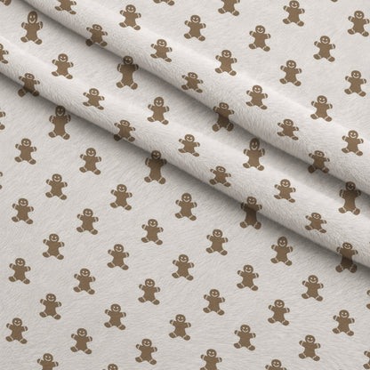 Peppermint Snowfall Pattern 7 Minky Fabric