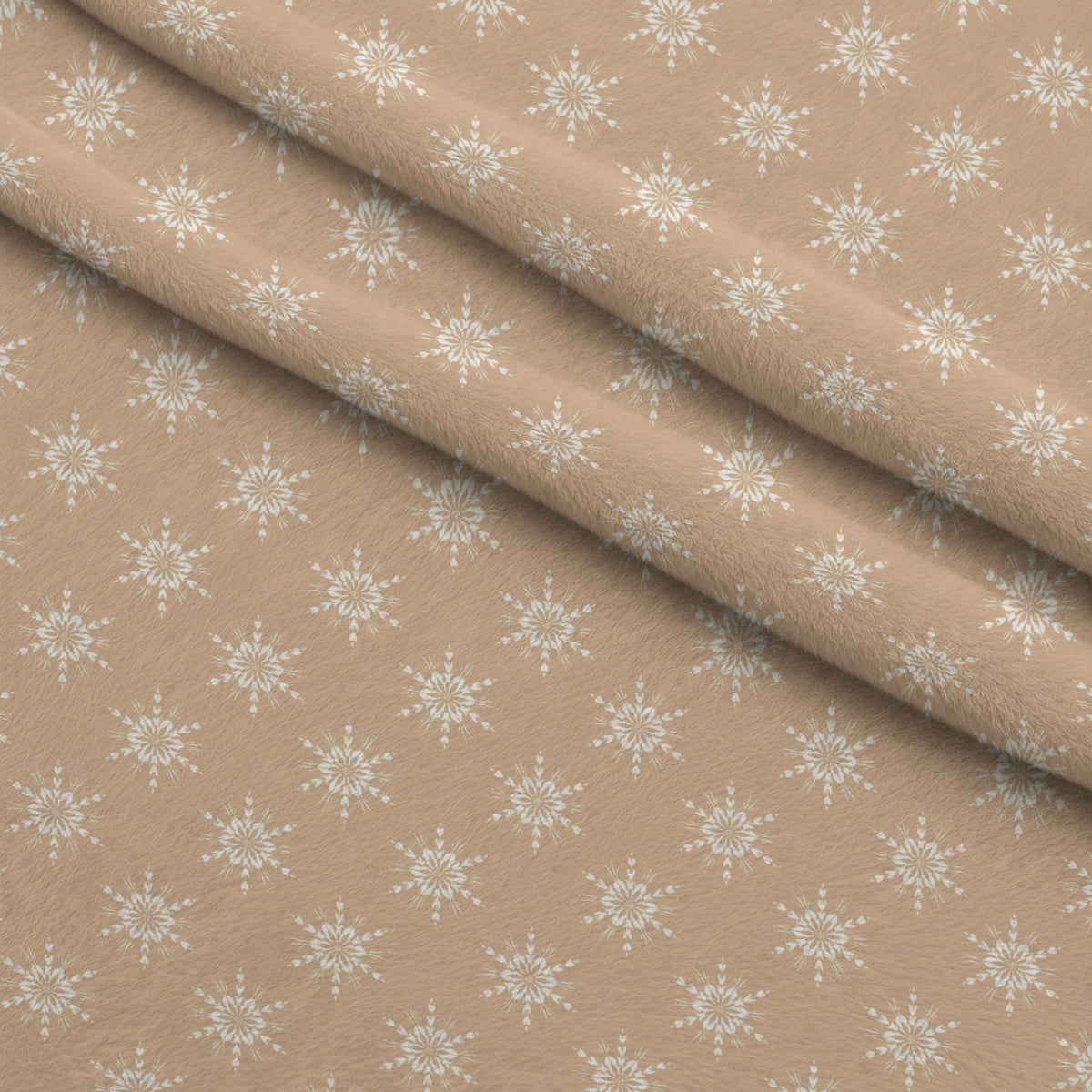 Peppermint Snowfall Pattern 9 Minky Fabric