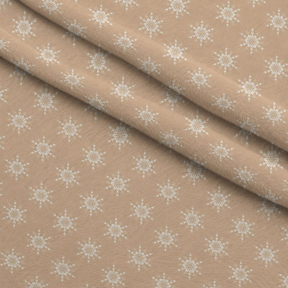 Peppermint Snowfall Pattern 9 Minky Fabric