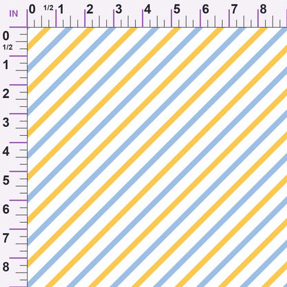 Periwinkle Dreams Stripes Minky Fabric