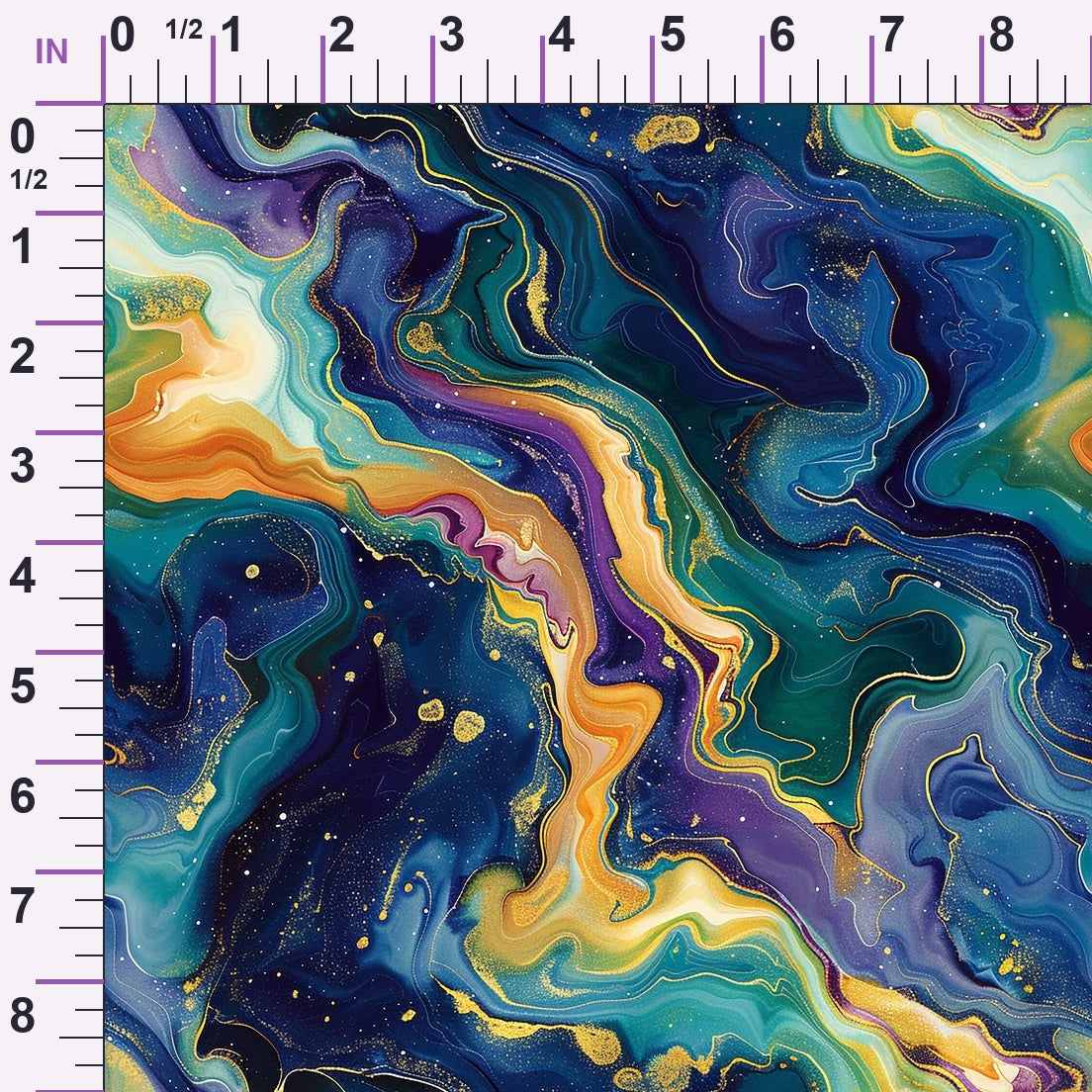 Periwinkle Marble Pattern 2 Minky Fabric